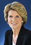 Julie Bishop[406] First female Minister for Foreign Affairs of Australia