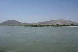 Kabul River in Jalalabad, Afghanistan