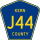 County Road J44 marker