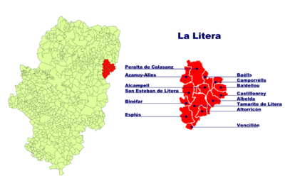 Municípios da Comarca de Litera