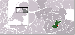 Location in Hellendoorn, Overijssel, Netherlands