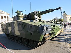 The first ever serial produced Lynx KF41 wearing the colors of the Hungarian Army