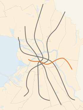 Voir la carte de la ligne.