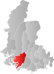 Lyngdal – Mappa