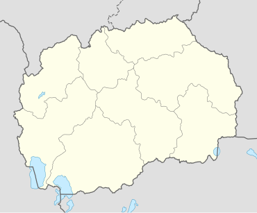 1992–93 Macedonian First Football League is located in North Macedonia