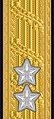 Shoulder mark of a Swedish two star admiral