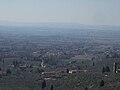 Panorama di Rigutino e della Pieve dal Castello