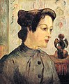 Paul Gauguin, Femme aux cheveux noués (1886)