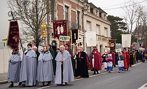 Le défilé de la Saint-Vincent sur le haut de l’avenue (2024).