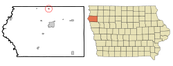 Location of Struble, Iowa