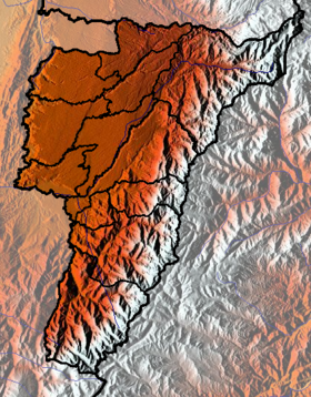 (Voir situation sur carte : Quindío (relief))