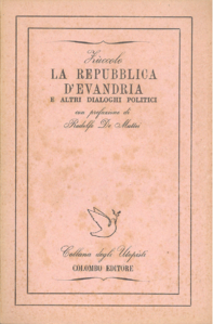 La repubblica d'Evandria (1625) di Ludovico Zuccolo (edizione del 1944)