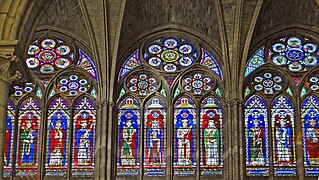 Nef de la basilique Saint-Denis.