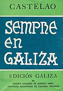 Capa do ensaio Sempre em Galiza de Castelao