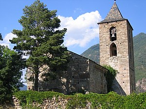 Cóll Église Santa Maria de l'Assumpció 42° 28′ 20″ N, 0° 46′ 22″ E