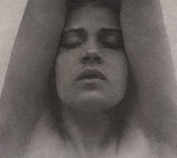Tina Modotti with arms raised - Edward Weston, c. 1921