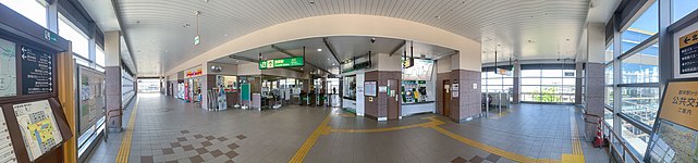 Station interior, May 2019