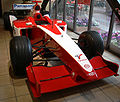 The 2001 Toyota TF101 (AM01), which was used for testing and never raced.