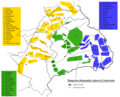 Hungarian ethnography regions in Transylvania