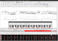 Screenshot der Software TuxGuitar