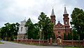 Katholische Kirche mit Glockenturm