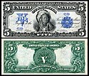 $5 Series 1899 silver certificate