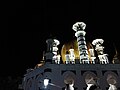 The mosque at night