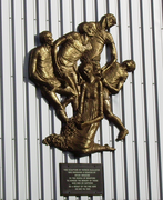 Monument en hommage aux morts dans l'incendie