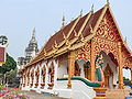 Chedi and viharn at Wat Suan Tan, Nan, Thailand