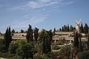 View of Mishkenot Sha'ananim from the Old City of Jerusalem