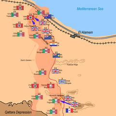 Allies attempt to break through: night of 25 October