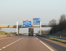 Échangeur de Pouilly-en-Auxois A6-A38