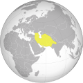 The Afsharid Persian Empire at its greatest extent under Nader Shah.