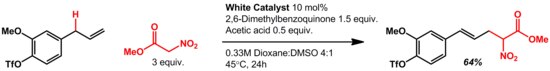 Allylic Alkylation Reaction Scheme