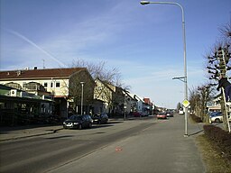 Göteborgsvägen i Älvängen, mars 2009