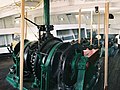 Anchor windlass in forecastle