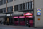 Entrance to the Best Western Hotel Apollo and Karaoke Bar in Oulu, Finland