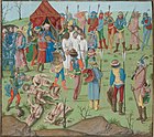 إعدام السجناء بعد معركة نيكوبول Ms. Fr 2646، منسوبة إلى كتاب سيد صلوات دريسدن