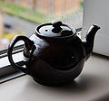 A Brown Betty teapot