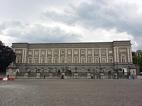 Le palais des Académies de Bruxelles, lieu du Salon de 1860.