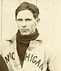Photograph of Charles Watkins cropped from 1898 Michigan Wolverines baseball team portrait