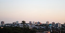 Vista para a região central da cidade.