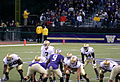 Clausen leads the offense in the '08 UW game