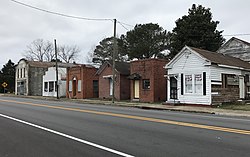 Commercial buildings on South Church Street