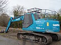 Waterways Ireland Daewoo Solar 150LC-V crawler excavator, used for canal maintenance
