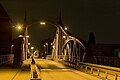 Drehbrücke in Krefeld-Linn (DRI Nachtaufnahme)