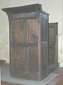 St. Peter's parish church: Jacobean reading desk