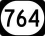 Kentucky Route 764 marker