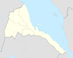 Areza is located in Eritrea