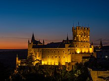 The Alcázar of Segovia, which dates back to the early 12th century, is one of the most famous medieval castles in the world and one of the most visited monuments in Spain.